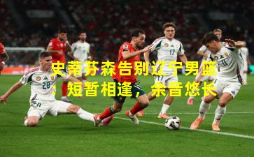 史蒂芬森告别辽宁男篮:短暂相逢,余音悠长